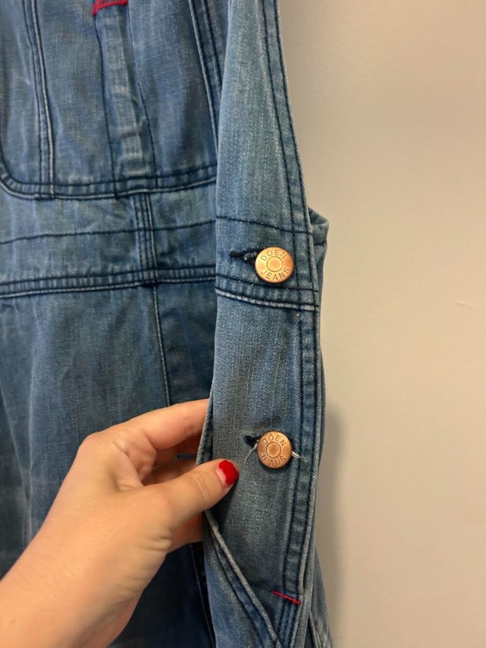 DOEN DENIM OVERALLS - Picture 3 of 6